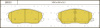 Колодки тормозные Antara (06-)/Captiva C100 (06-11)/Captiva C140 (11-) пер (арт. BB0383)