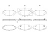 Колодки тормозные 3 BM (13-)/Focus 3 (11-) пер (арт. JBP0406)