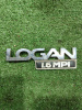 Эмблема-надпись Logan 1.6 MPI 4.3*14.5см пластик б/у (арт. 8200376090)