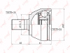 Шрус наружный Focus 2 (05-11) / C-Max (03-11) 26*36 АКПП (арт. CO3058)