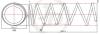 Пружина Duster (12-)/Kaptur (16-)/Terrano (14-) пер (арт. JJS1174)