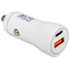 Адаптер автомобильный USB QC3.0A+PD Type C в прикуриватель белый UC-613 (арт. A40787S)