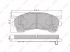 Колодки тормозные 626 (91-96)/Haima 3/323F BА (94-98) пер (арт. BD5101)