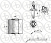 Фильтр масляный Corolla (06-13)/Camry (06-14)/Yaris (05-11)/11-/Rav4 (06-10) Бенз 3.5л-2.5л 2GR-FE (арт. JFM0014)