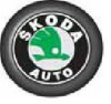 Наклейка на колпаки SKODA к-т 4 шт сферическая изогнутая 6см (арт. 05194)