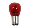 Лампа 1 контактная метал цоколь  красная 12v 21вт для USA (арт. AVS8180S)