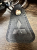 Брелок АвтоШТАБ черный треугольник MITSUBISHI (арт. 00001)