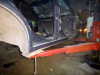 Порог кузова Elantra XD (00-06) R б\у  (арт. 713222DA10)
