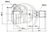 Шрус внутренний Lacetti (02-13) c ABS 33/22 (арт. JCN0198)
