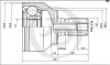 Шрус наружный Focus 2 (05-11)/C-Max (03-11) L/R 24*36 (арт. JCT0255)