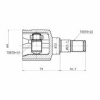 Шрус внутренний Matiz (00-)/Spark (05-) 19/22 (арт. JCN0255)