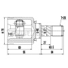 Шрус внутренний Note E11 (04-14)/Micra (02-10)  (арт. z87605r)