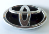 Эмблема "Toyota" 12х8см  закрытая черная на ножках (арт. nbn)