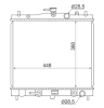 Радиатор охлаждения Cube Z11 (02-08)/March (03-10)/Note E11 (04-14) АКПП (арт. NS0001K12)