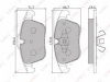 Колодки тормозные Galaxy (10-)/Mondeo 4 (07-)/S-Max (06-)/S60 (00-)/V60 (10-)  пер диск (арт. JBP0289)
