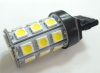 Автолампа A W21W 12V 27SMD T20 W3*16d белый (стоп,габариты) (арт. 12T20W27SMD)