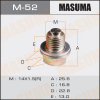 Пробка поддона ДВС С МАГНИТОМ (с шайбой) Hyundai/KIA/Mitsubishi 14x1.5mm (арт. M52)