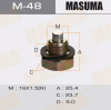 Пробка маслянного поддона 16*1,5 мм Astra H (04-11)/Astra J (09-17) ремонтная (арт. M48)