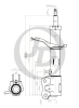 Амортизатор Lancer 10 (07-17) перед R газомасляный (под колеса R18) (арт. JAS0653)